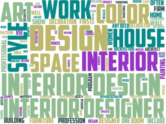 Interior Designer Wordart Wallpaper: A Flexible Design Resource for Creative Projects