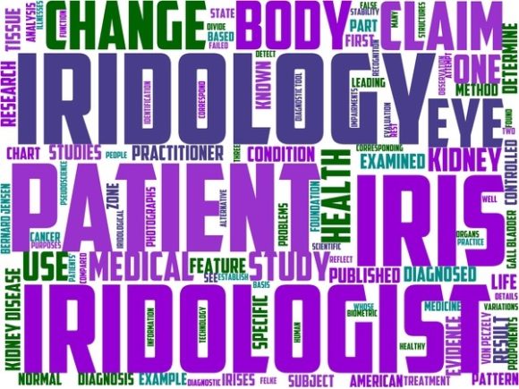 Iridology Wordart Sublimation