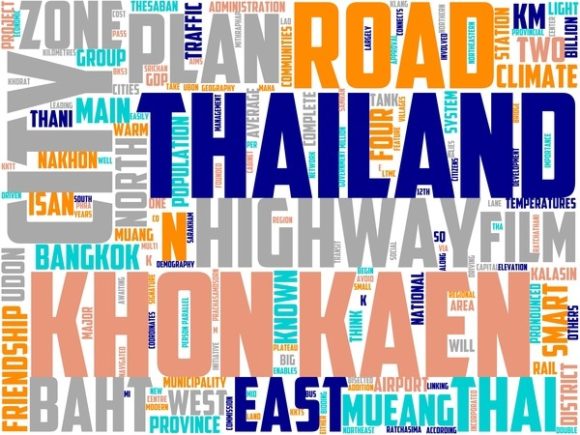Khon Kaen Wordart Tshirt: Hand-Drawn Inspiration for Creative Expression