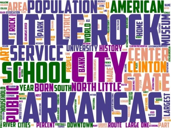 Little Rock Wordart Crafting
