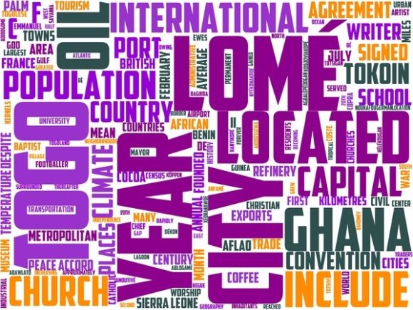 Lome Wordart Skinny Tumbler: Creative Inspiration